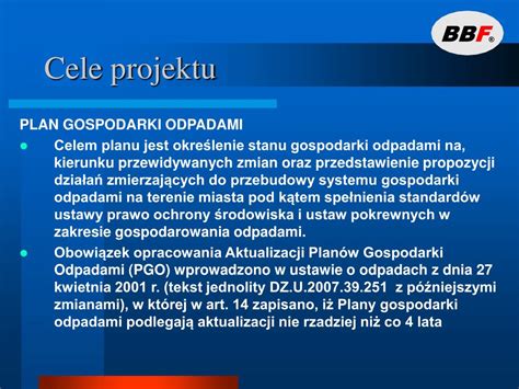 PPT Plan Gospodarki Odpadami Dla Miasta Szczecina Aktualizacja Na