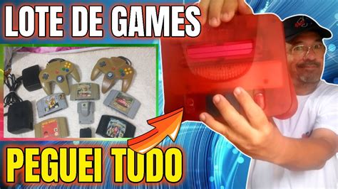 Ca Ada Gamer Comprei Um Lote De Games E Um Nintendo Cereja Youtube