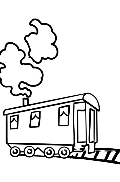 Railway coloring page - Download, Print, and Color Online!