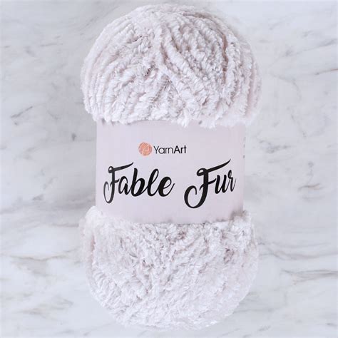 Yarnart Fable Fur Yarn Coconut 967