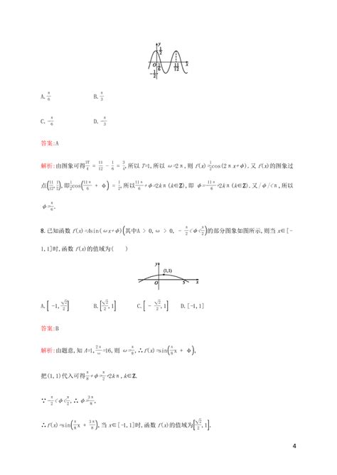 2021高考数学一轮复习考点规范练：21函数yasinωxφ的图象及应用（含解析） 试卷后含答案 好学电子课本网