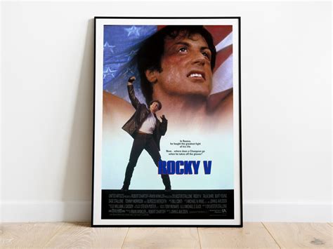 Rocky V Sylvester Stallone Rocky Balboa High Quality Vintage Movie