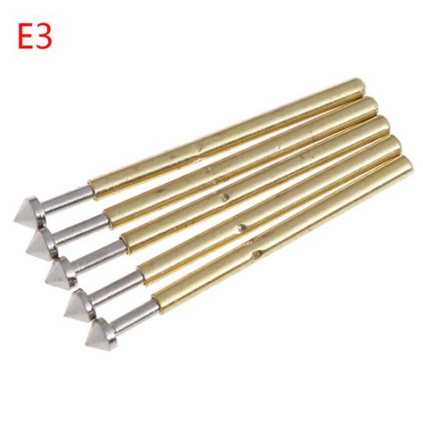 100Pcs P75 E2 E3 Spring Test Probe Pogo Pin 1 3 1 5mm Conical Head 1