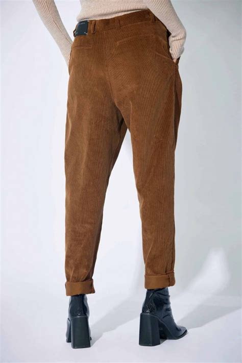 Pantalon Carotte En Velours C Tel Maxime Simoens