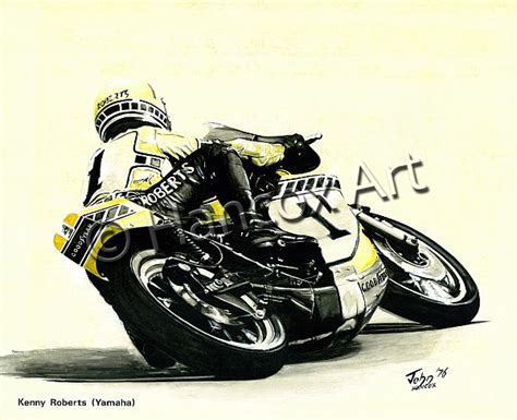 Kenny Roberts (Yamaha) – Hancox Art