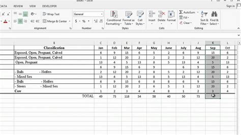 Cattle Inventory Spreadsheet Spreadsheet Softwar Cow Calf Inventory Spreadsheet Cattle