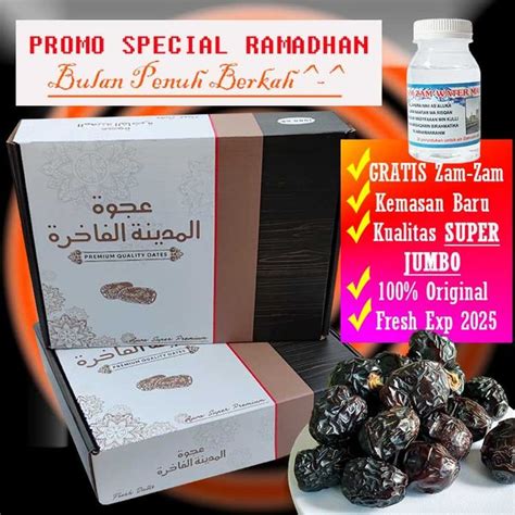 Jual Kurma Ajwa Madinah Kurma Nabi Kg Special Premium Jumbo Quality