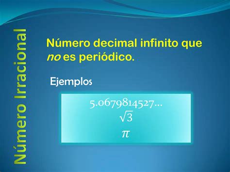 Numeros Irracionales Ppt