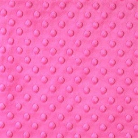 Hot Pink Minky Dot Etsy