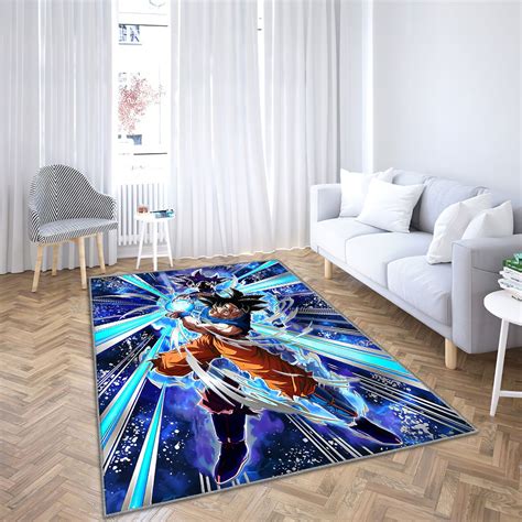 Goku Ultra Instinct Tapis Sol Tapis De Salon Tapis Art Tapis Pour