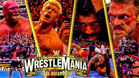 Wwe Wrestlemania 2023 Highlights Night 2 Wwe Wrestlemania 39 Full