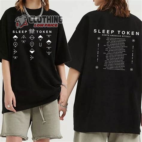 Sleep Token Band Fan Merch Sleep Token Tour Dates 2023 Shirt Sleep