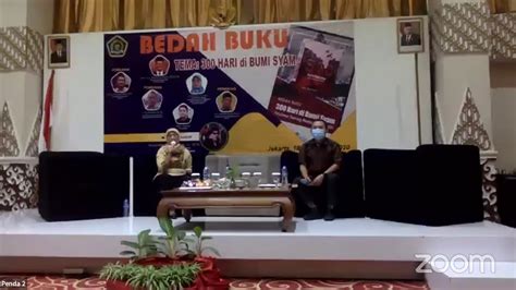 Bedah Buku 300 Hari Di Bumi Syam Perjalanan Seorang Mantan Pengikut