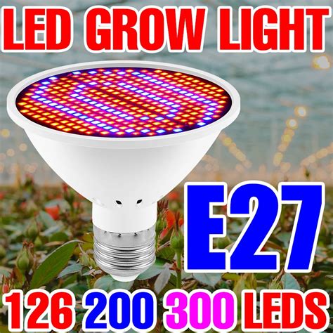 Luz Led De Espectro Completo Para Cultivo De Plantas L Mpara E