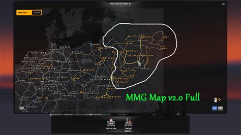 Euro Truck Simulator MMG MAP ETS Full V Mods For MMG Map 33936 Hot