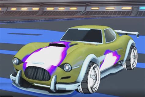 Rocket League Titanium White Mamba Design With Titanium White Meteorid