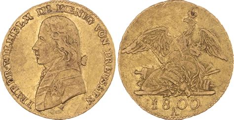 Brandenburg Preußen Friedrichs d or Gold 1800 A Friedrich Wilhelm III