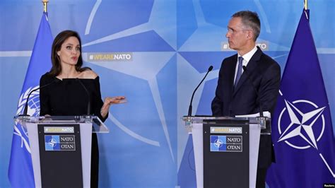 Angelina Jolie Urges Nato To Tackle Sexual Violence In War World Is Crazy