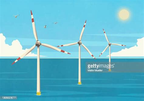 Offshore Wind Turbine High Res Illustrations Getty Images