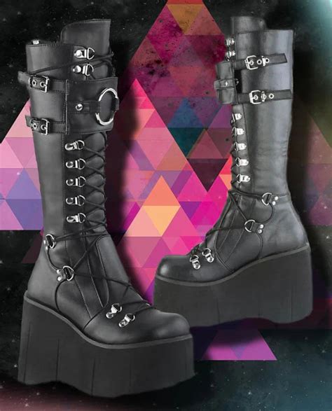 DemoniaCult Kera-200 Black Vegan Leather Boots: A Shockingly Good Choi ...