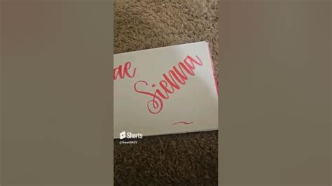 Hi Sienna Handwriting Handletteringchallenge Handlettering Calligraphy Youtube