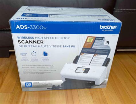 けることが Brother ADS 3300W Wireless High Speed Desktop Scanner 2 8 inch