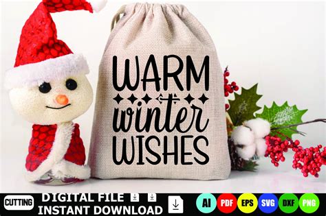 Warm Winter Wishes Graphic by DesignShop24 · Creative Fabrica