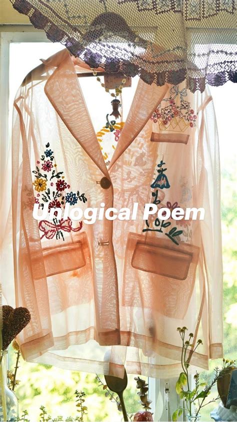 Unlogical Poem Original Clothes Independent Designers Fashion Clothes