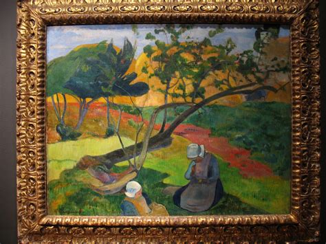 Landscape With Two Breton Women Paul Gauguin Landscape Wit Flickr