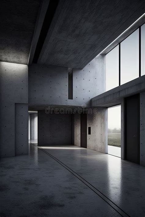 Concrete House, Luxurious Modern Interior, Minimalistic Design ...