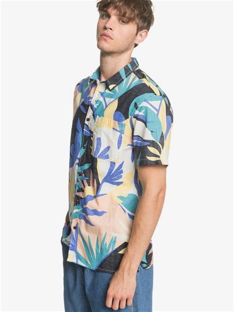 Tropical Camisa De Manga Corta Para Hombre 3613375005319 Quiksilver