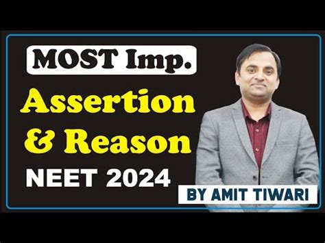 Q4How To Solve Assertion And Reason Questions Of NEET Neet AMITSIRBIO