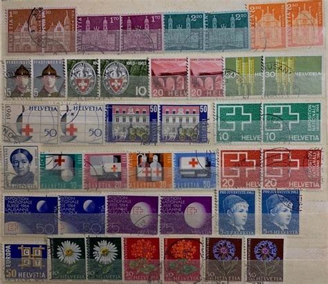 Timbres Suisses 1963 Kaufen Auf Ricardo