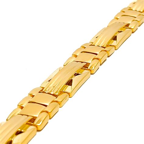 Classy Beautiful 22k Gold Mens Bracelet Andaaz Jewelers