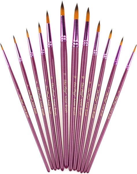 Amazon Starvast Painting Brushes Pcs Professional Round Pointed