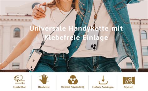 Ekax Handykette Universal Mm Halsband Zum Umh Ngen Ohne H Lle