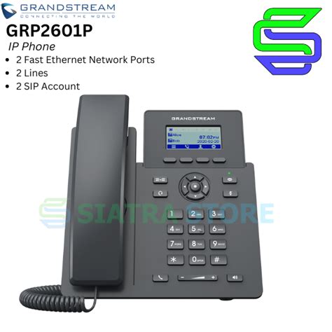 Grandstream Grp P Sip Account Lines Poe Support Not