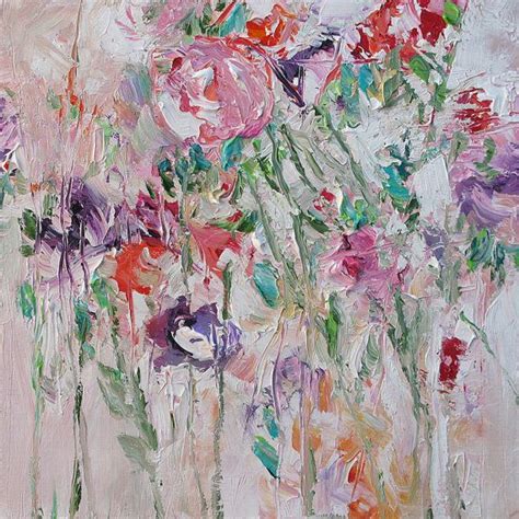 Abstract Floral Paintings Abstract Painting Acrylic Modern Painting