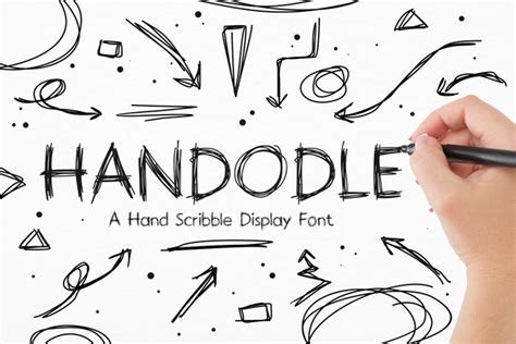 Handodle Font · 1001 Fonts