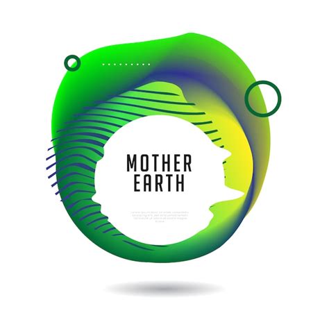 Premium Vector | Mother earth poster template