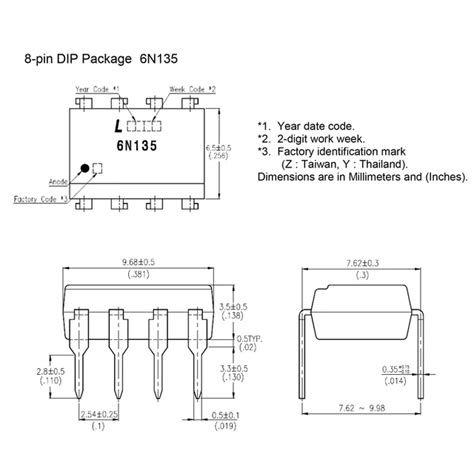 N Optocouplers Features Pinout And Datasheet Off