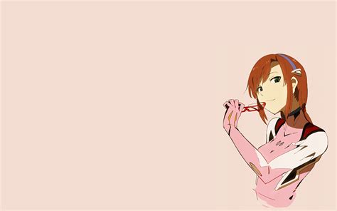 Wallpaper Face Illustration Anime Girls Neon Genesis Evangelion