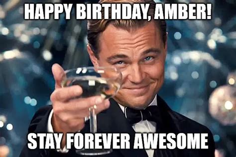 Happy Birthday Amber Wishes Images And Memes For Her