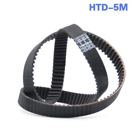 HTD 5M Timing Belts Pitch 5mm Close Loop Rubber Belt Width 20mm 170mm