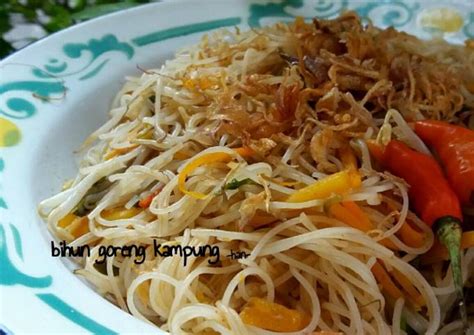 Resep Bihun Goreng Kampung Oleh Izzahan Cookpad