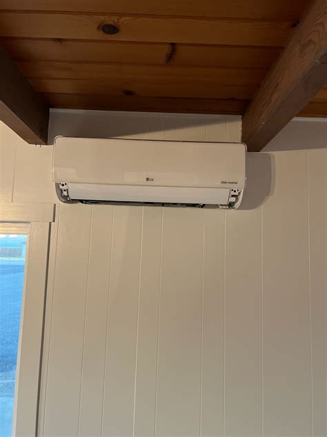 I Installed An Lg Lmu Chv Inverter Mini Split System With Indoor