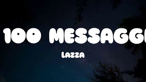 Lazza Messaggi Testo Lyrics Youtube