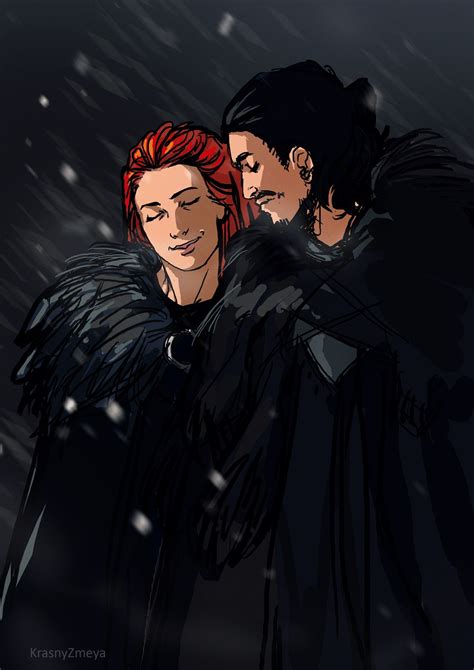 Jon Snow X Sansa Stark Game Of Thrones Art Jon X Sansa Jon Snow And