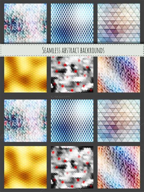 Seamless low poly textures | Texture, Low poly, Seamless patterns