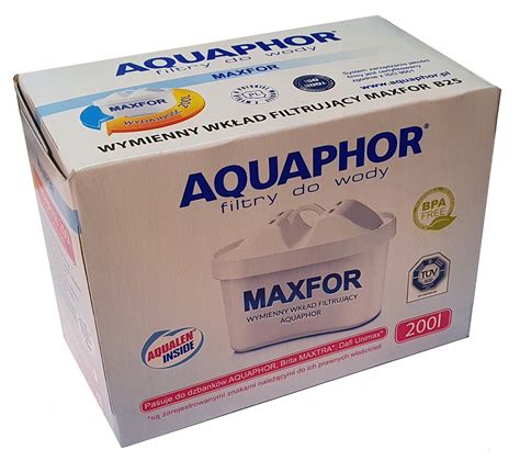 WKŁAD FILTR AQUAPHOR MAXFOR B25 UNIMAX MAXTRA 200L Sklep Opinie